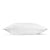 A plain white Pillowtex® Premium Polyester Pillow | Extra Firm with a smooth surface and visible seam lines, isolated against a pure white background, emphasizing its fluffy shape.