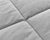 A close-up image of a grey Pillowtex Weighted Blanket made of cotton.